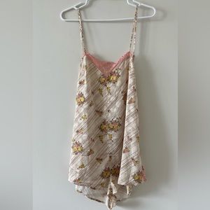 Free People Floral Romper in Size Small